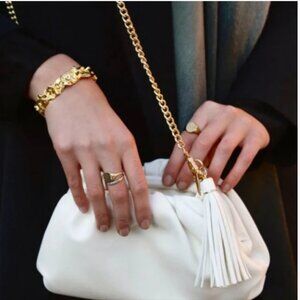 UNDERSTATED LEATHER Leather White Crossbody Bag